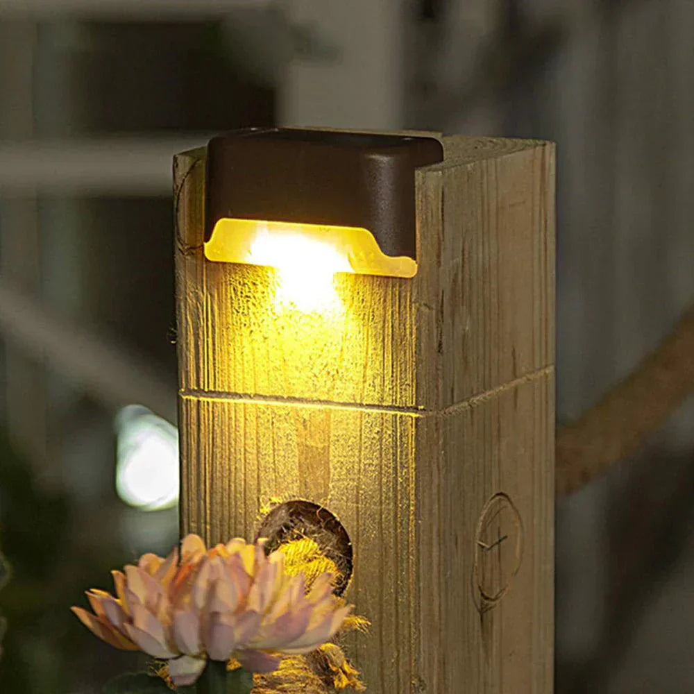 Zonne-Energie Traplamp Waterdicht met Lichtschakelaar