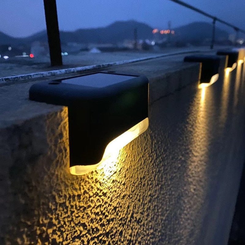 Zonne-Energie Traplamp Waterdicht met Lichtschakelaar