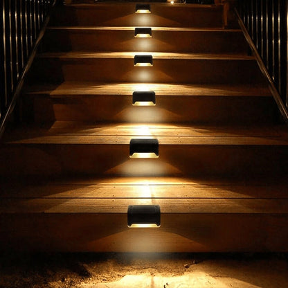 Zonne-Energie Traplamp Waterdicht met Lichtschakelaar - Velinix