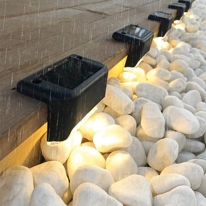 Zonne-Energie Traplamp Waterdicht met Lichtschakelaar