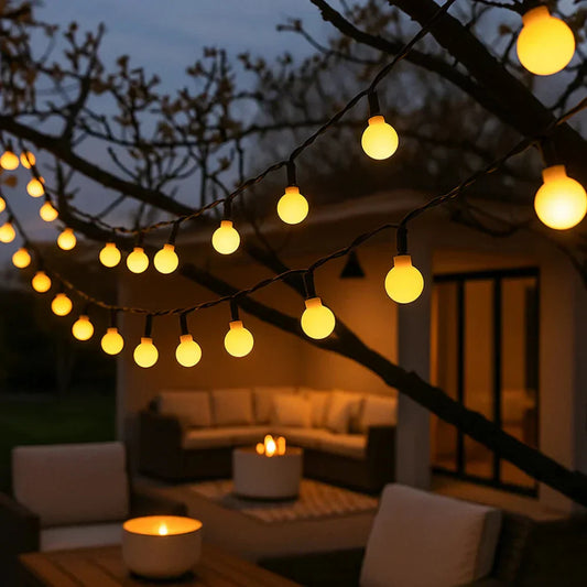 Halloween LED Lampen Buiten Solar Snoerlampen Waterdicht - Velinix