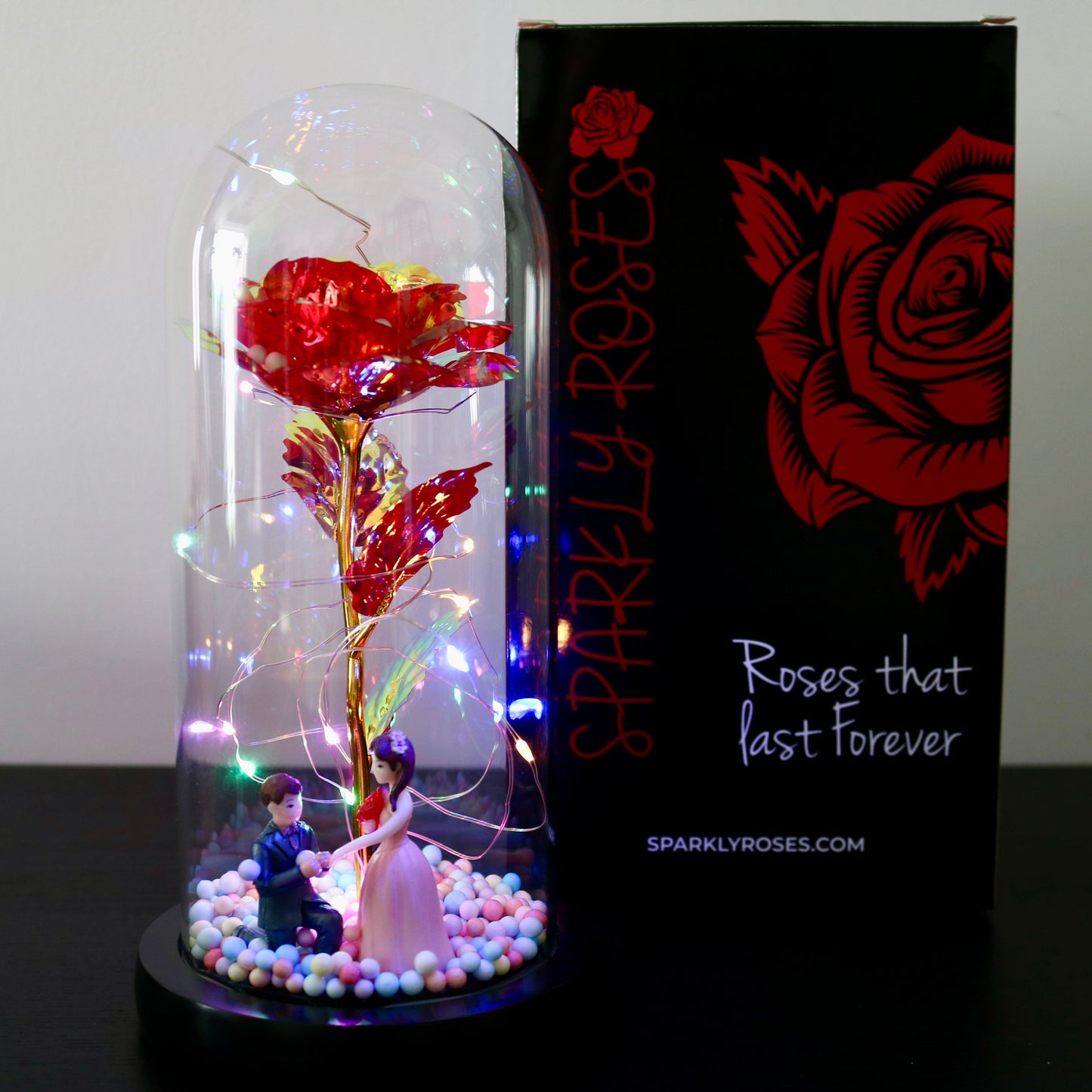Rode Roos Sieraden Eeuwige Liefde Symbool