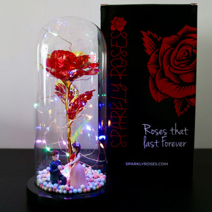 Rode Roos Sieraden Eeuwige Liefde Symbool
