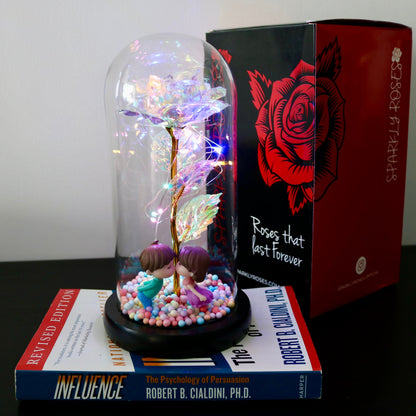 Rode Roos Sieraden Eeuwige Liefde Symbool