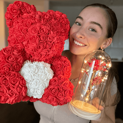 Rode Roos Sieraden Eeuwige Liefde Symbool