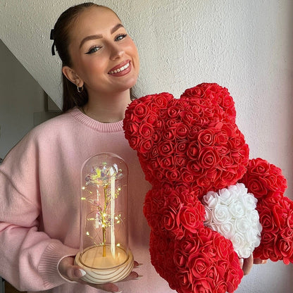 Rode Roos Sieraden Eeuwige Liefde Symbool