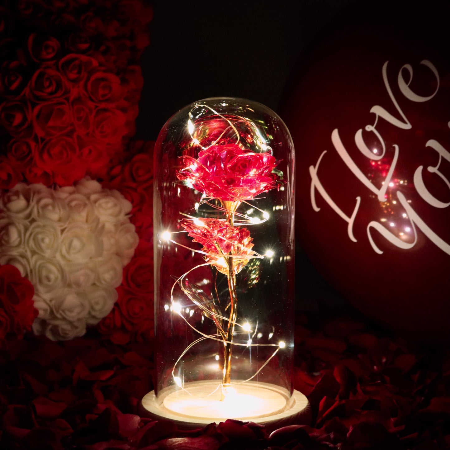 Rode Roos Sieraden Eeuwige Liefde Symbool