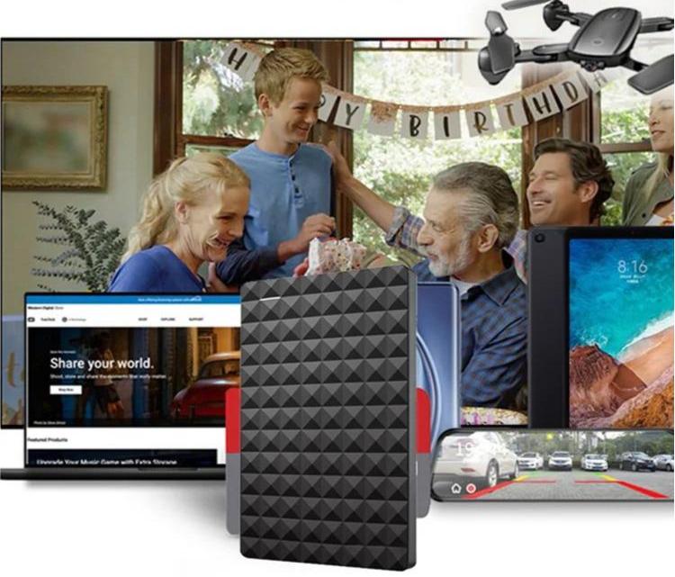Externe Harde Schijf 1TB USB 3.0 Draagbaar