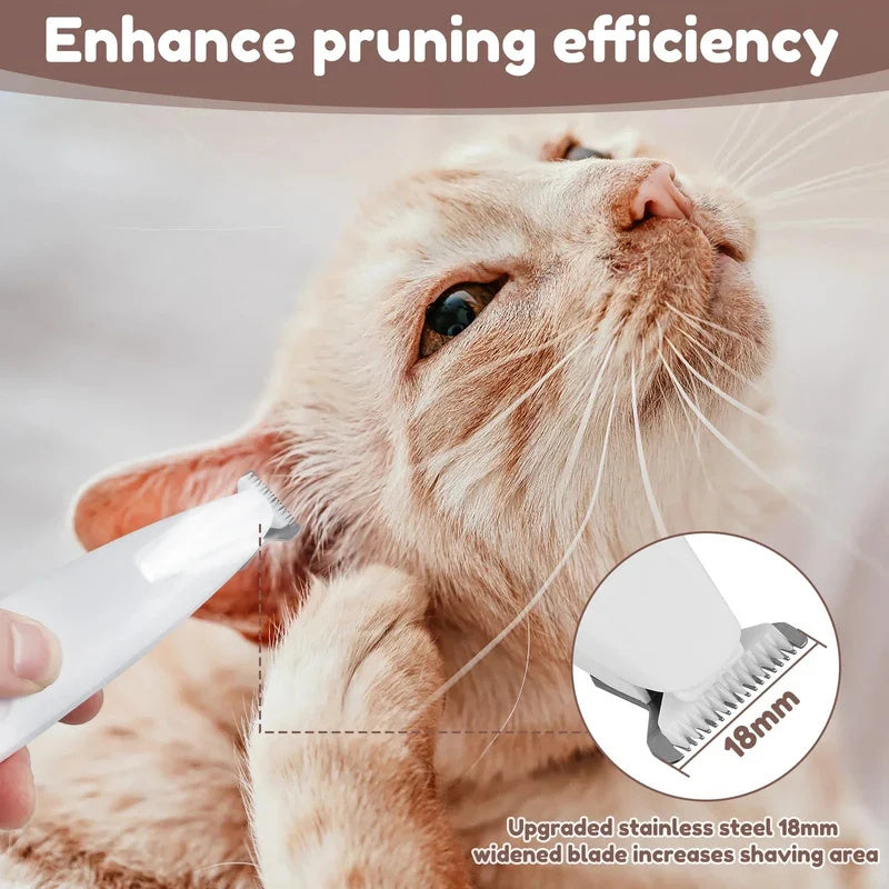 Waterdichte Hondentondeuse met LED-lamp voor Dierenhaar Knippen