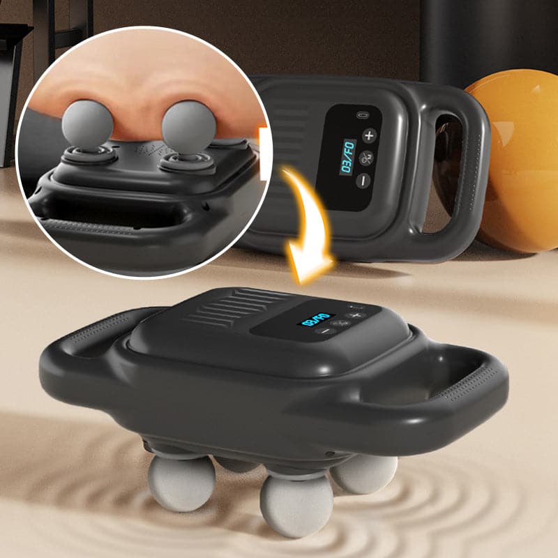 Massageapparaat Fascial Gun 4-Koppig voor Spierherstel en Ontspanning