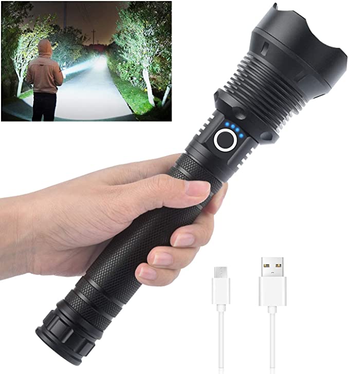 Krachtige Oplaadbare Zaklamp Superhelder Waterdicht