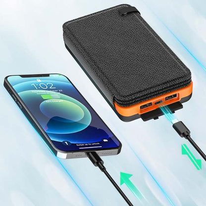 Opvouwbare Zonnebank Waterdicht en Draagbaar met USB
