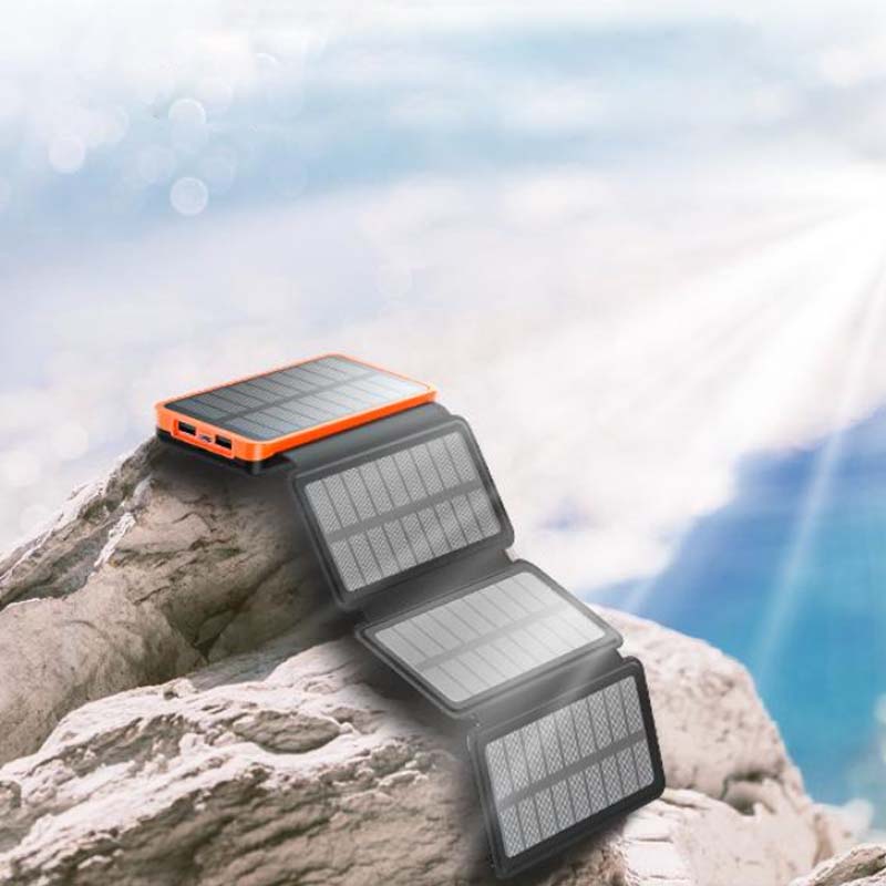 Opvouwbare Zonnebank Waterdicht en Draagbaar met USB