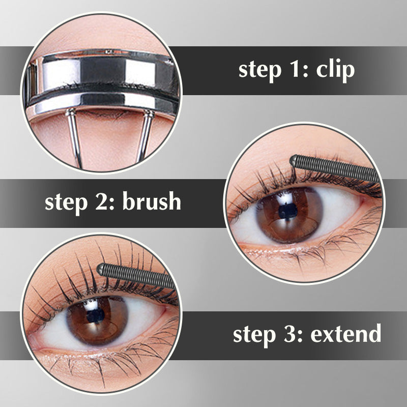 Wimperkruller Metalen 3D Curling Waterproof Mascara
