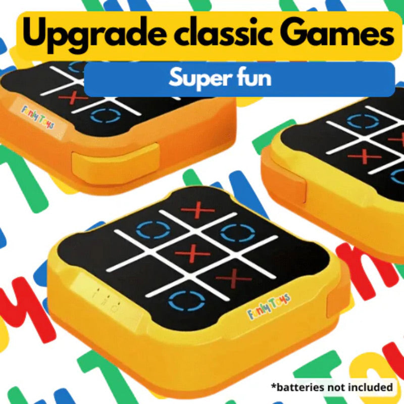 Tic-Tac-Toe Puzzelset Luxe Houten Spelbord voor Volwassenen - Velinix