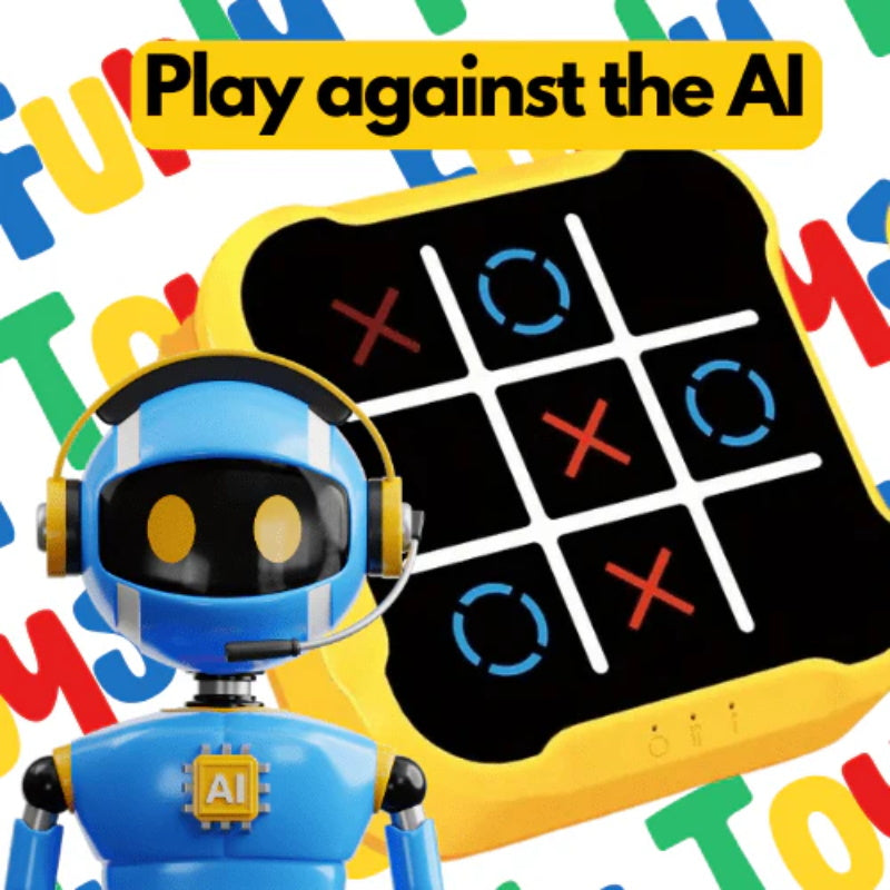 Tic-Tac-Toe Puzzelset Luxe Houten Spelbord voor Volwassenen