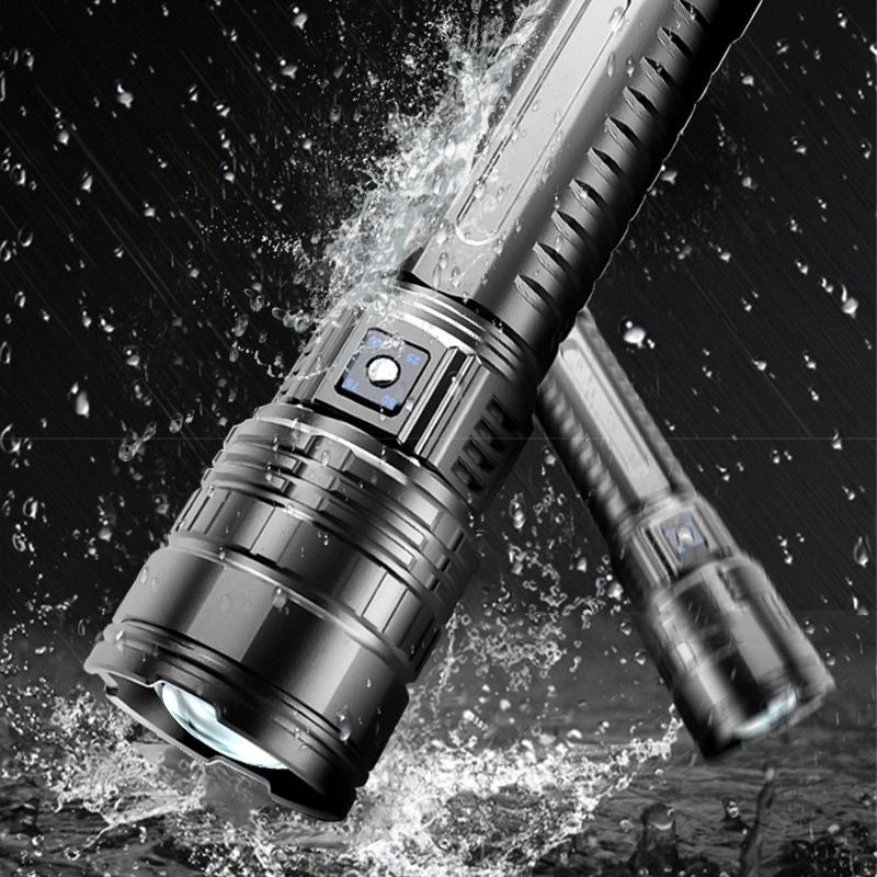 Krachtige Zaklamp met Zoomfunctie en Laserpointer