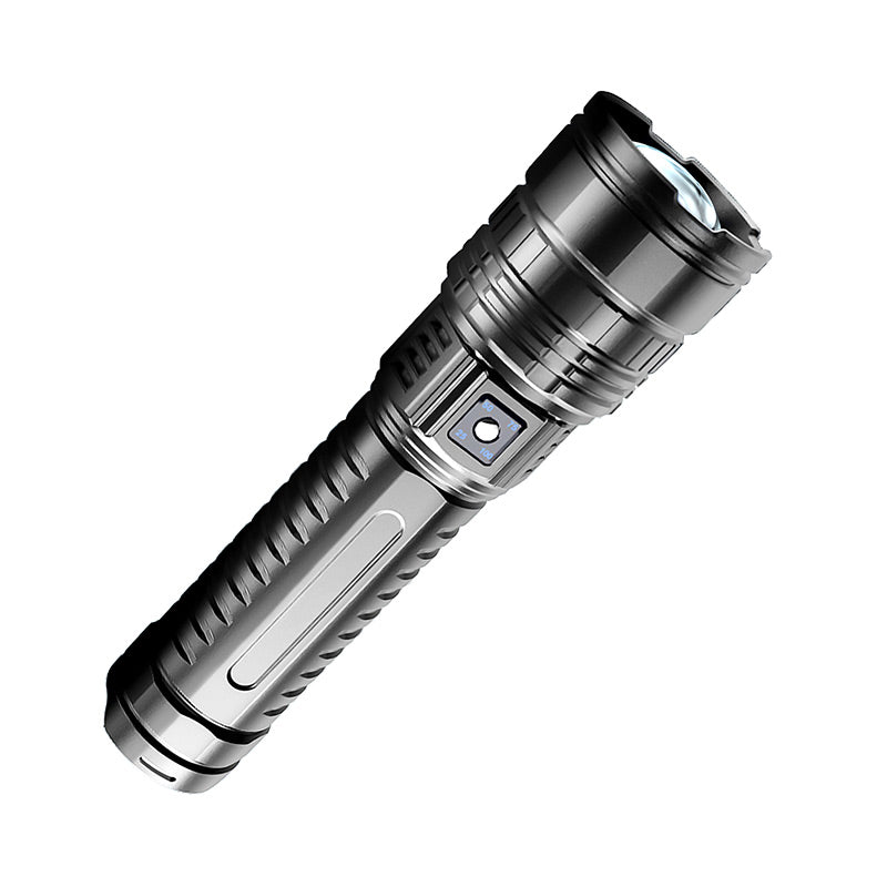 Krachtige Zaklamp met Zoomfunctie en Laserpointer - Velinix