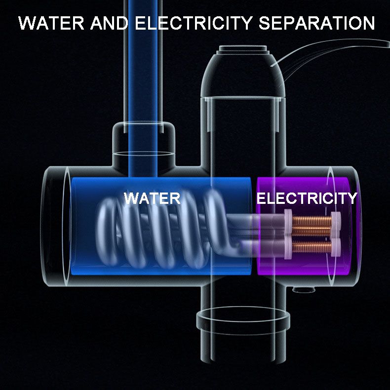 Elektrische Waterkraan Verwarmer Direct Warm Water