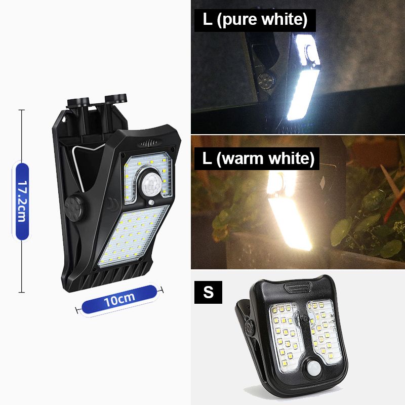 Zonne-Energie Clip-Lamp met LED Verlichting Eenvoudig te Installeren