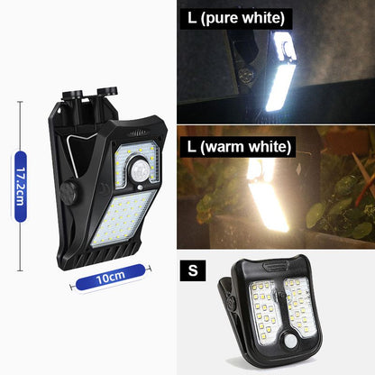 Zonne-Energie Clip-Lamp met LED Verlichting Eenvoudig te Installeren