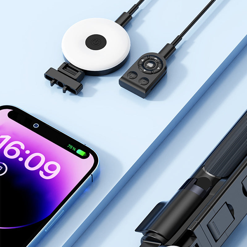 Selfie Stick met LED Licht en Statief voor Perfecte Fotos