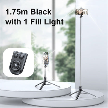 Selfie Stick met LED Licht en Statief voor Perfecte Fotos