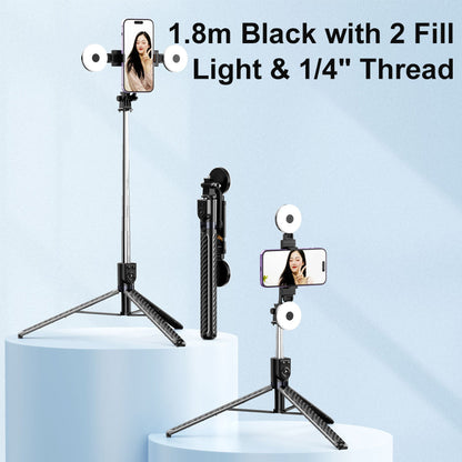Selfie Stick met LED Licht en Statief voor Perfecte Fotos