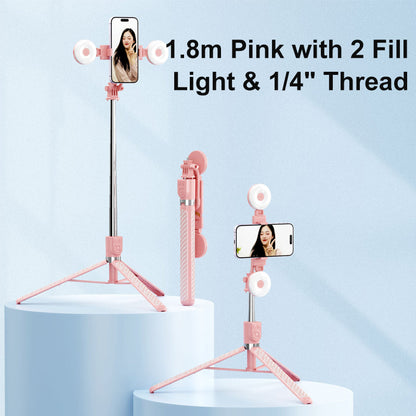 Selfie Stick met LED Licht en Statief voor Perfecte Fotos