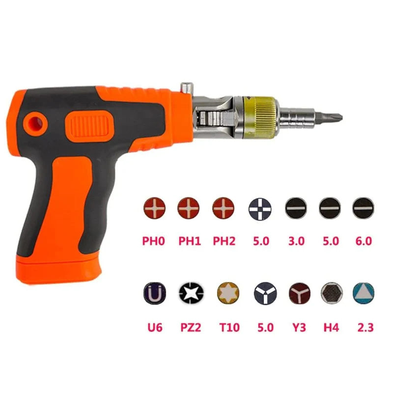 Magnetische Ratchet Schroevendraaierset Luxe Set Precisie Kracht