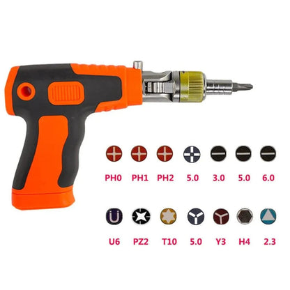Magnetische Ratchet Schroevendraaierset Luxe Set Precisie Kracht