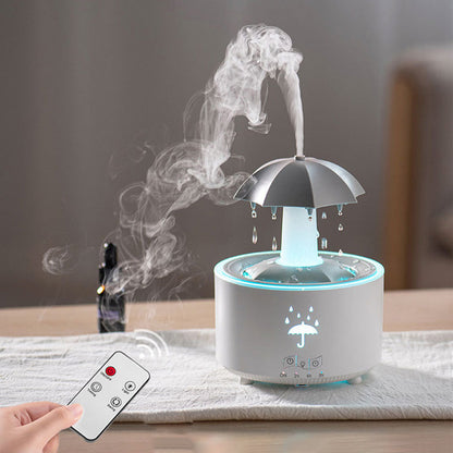 Luchtbevochtiger met 7 Kleuren Verlichting en Aromatherapie