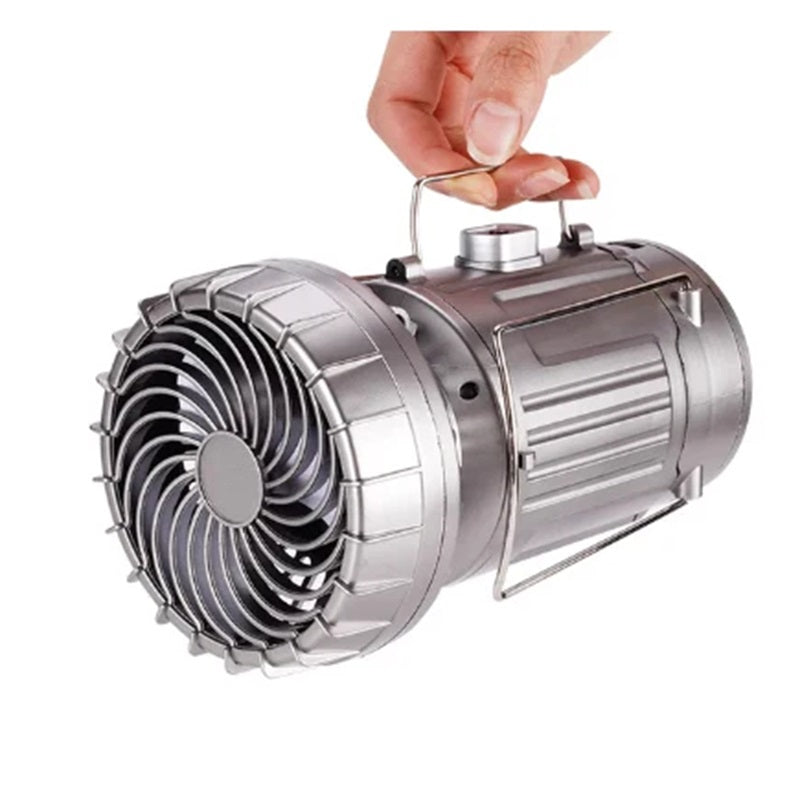 ZonneLicht Ventilator 2 in 1 voor Buiten en Kamperen - Velinix