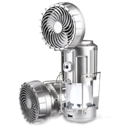 ZonneLicht Ventilator 2 in 1 voor Buiten en Kamperen
