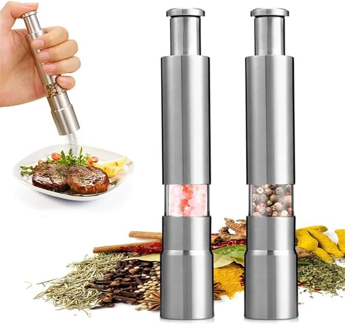 Luxe Peper- en Zoutmolen voor Gourmet Keuken - Velinix