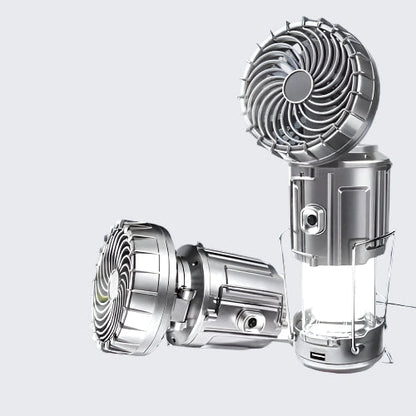 LED Lantaarn 6-in-1 Draagbaar met Ventilator en Oplader