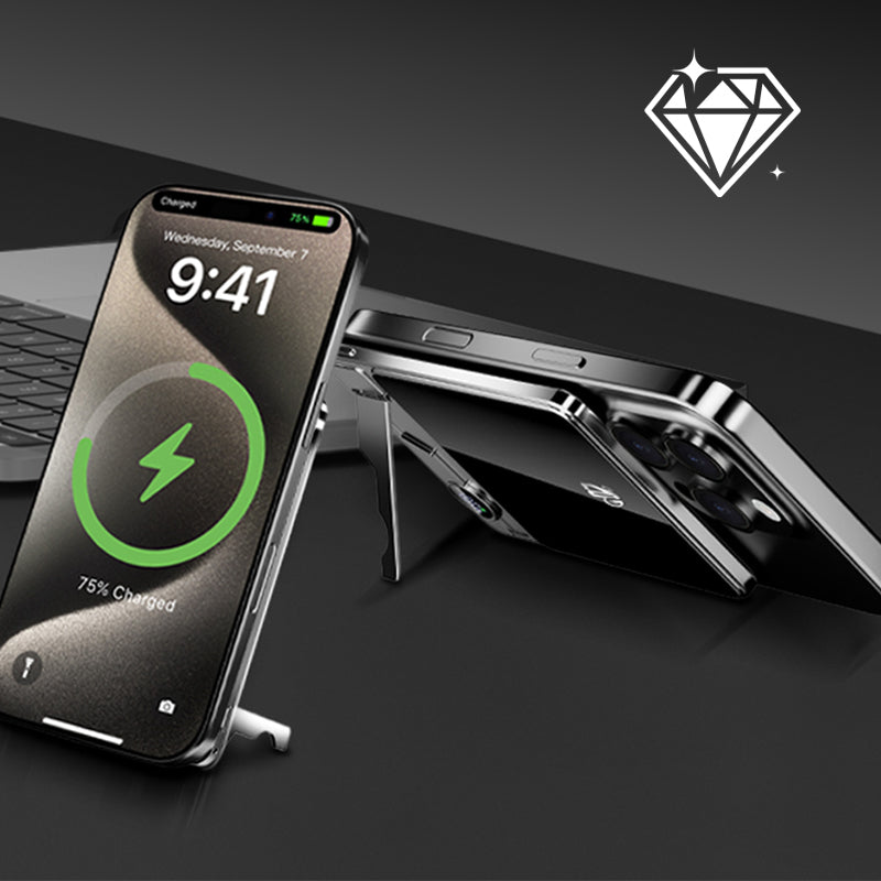 Magnetische Powerbank 2-in-1 met Standaard voor Smartphone