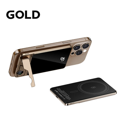 Magnetische Powerbank 2-in-1 met Standaard voor Smartphone