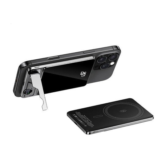 Magnetische Powerbank 2-in-1 met Standaard voor Smartphone - Velinix