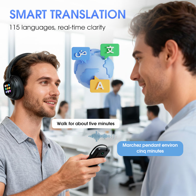 Bluetooth Koptelefoon met Microfoon en Display