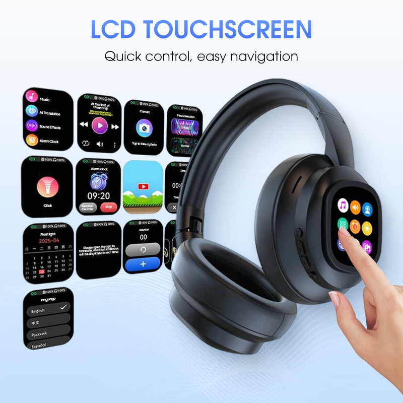 Bluetooth Koptelefoon met Microfoon en Display