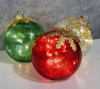 Kerstbal LED Lamp Warm Wit Licht met Timer