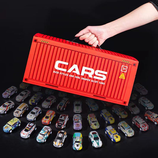 Mini Garage Speelset met 48 Mini Auto's en Garage voor Kinderen - Velinix