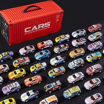 Mini Garage Speelset met 48 Mini Auto's en Garage voor Kinderen