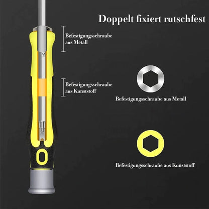 6-in-1 Schroevendraaierset Multifunctioneel met Magnetische Bits