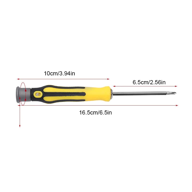 6-in-1 Schroevendraaierset Multifunctioneel met Magnetische Bits