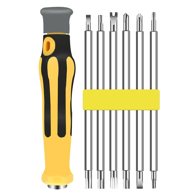 6-in-1 Schroevendraaierset Multifunctioneel met Magnetische Bits