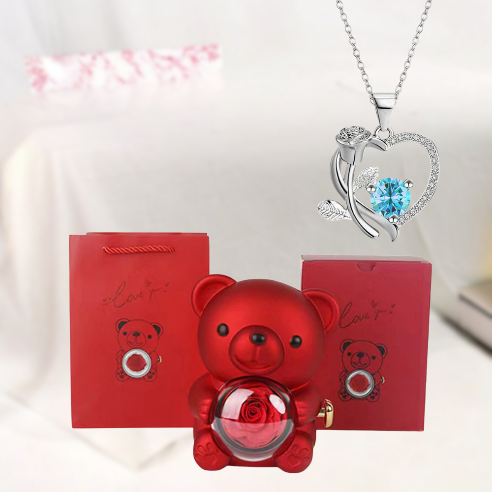 Teddybeer Hanger Sieraden Hartvormig Geschenk Decoratie