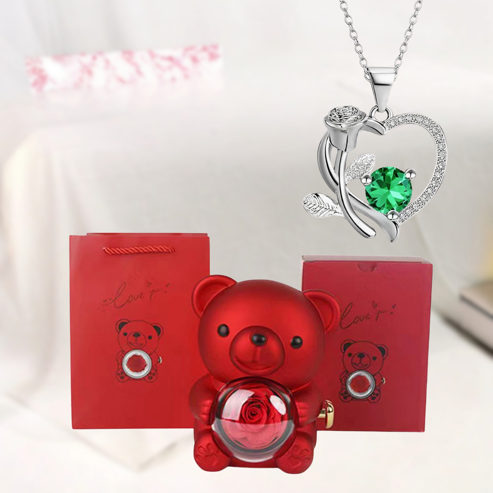 Teddybeer Hanger Sieraden Hartvormig Geschenk Decoratie