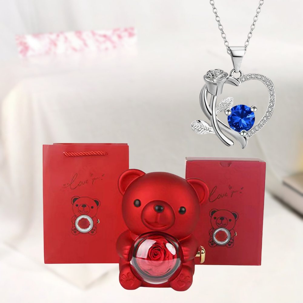 Teddybeer Hanger Sieraden Hartvormig Geschenk Decoratie